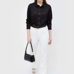 Code by Lifestyle Black Regular Fit Shirt image 4