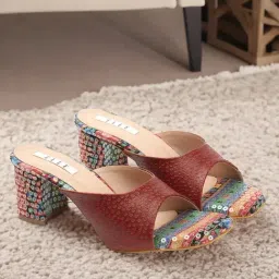 Elle Women's Red Casual Sandals-picture-33