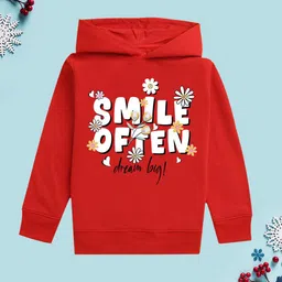 NUSYL Girls Printed Hooded Sweatshirt-picture-25