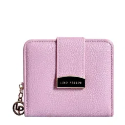 Lino Perros Core Pink Textured  Bi-Fold Wallet for Women-picture-49