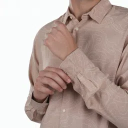 celio Celio* Pink Regular Fit Printed Shirt image 4