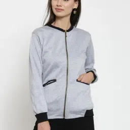 Belle Fille Light Grey Textured Jacket-picture-29