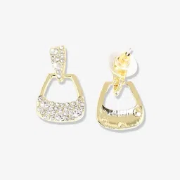 Sohi Gold Plated Designer Stone Casual Drop Earring For Women image 4