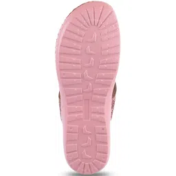 Walkway Women's Peach Thong Wedges image 4