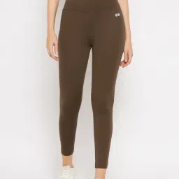 Clovia Olive Active Tights-image-23