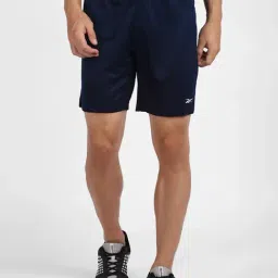 Reebok Navy Regular Fit Sports Shorts-image-95