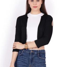 Cation Black Plain Shrug-picture-1