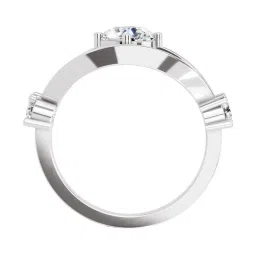 Sparkles Lab Grown Diamond 14k (585) White Gold Ring for Women image 4
