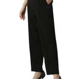 Allen Solly Black Regular Fit Trousers image 3