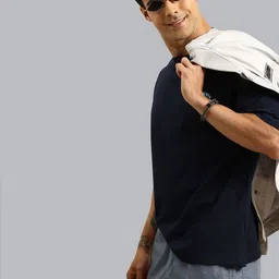 R.Code by The Roadster Life Co. Men Colourblocked Pockets T-shirt-image-89