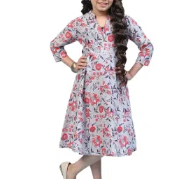Biba Girls Pink Cotton Kurta-picture-40