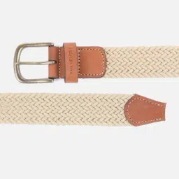 Van Heusen Beige Leather Casual Belt image 3