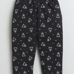 Bumzee Boys Red & Black Printed Full Sleeves Hoodie with Joggers image 4