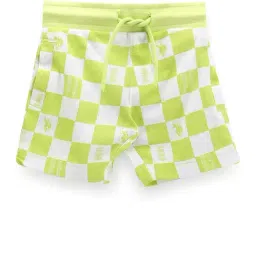 U.S. Polo Assn. Boys Green Checks Shorts-picture-31