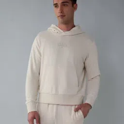 American Eagle Beige Cotton Regular Fit Printed Hoodie-picture-32