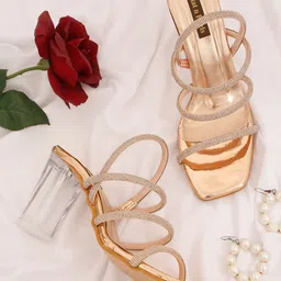 Flat n Heels Women Block Pumps with Buckles-image-67