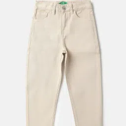 United Colors of Benetton Girls Beige Jeans-picture-30