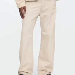 Gap Grey Flared Fit Solid Jeans-picture-48