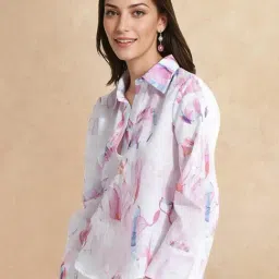 RAREISM Multi Cotton Blend Printed Long Sleeves Top image 3