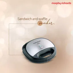 Morphy Richards SM3006(G) 750 Watts Grill Sandwich Toaster Silver/Black 370035 image 2