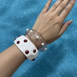 TAG 7 Set Of 2 Textured Bangles image 4