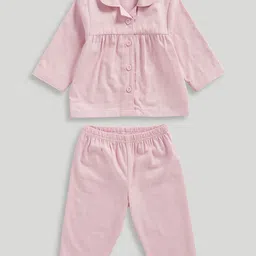 mothercare Girls Printed Shirt with Pyjamas-image-54