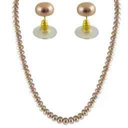 Sri Jagdamba Pearls Golden Alloy Necklace Set-picture-44