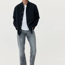 H&M Men Relaxed Fit Mid Rise Jeans-picture-45