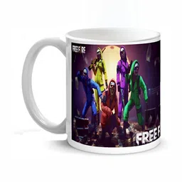 Mr UVD White & Purple Graphic Printed Ceramic Matte Mug 350 ml-picture-12