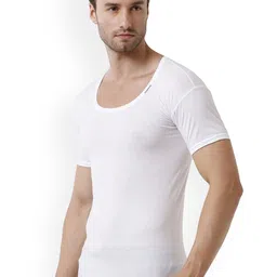 Rupa Frontline Pack Of 6 Pure Cotton Undershirt Vests Frontline--White-Vest-RNS-6 image 4