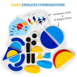 Ratnas Shapes Puzzle - Yellow image 3