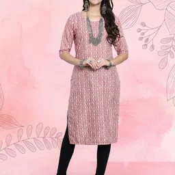 Ethnic basket Women Pack Of 2 Multicoloured Crepe Kurtas image 3