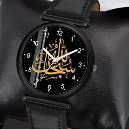 Gopal Shopcart Unisex Round Dial Leather Analogue Watch C34BLK-Islamic-NUM05-Chikani-L_SH-image-39