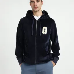 GANT Navy Blue Regular Fit Sweatshirt-image-33