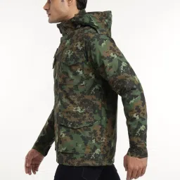 MOUNTMILLER Men's Camouflage M65 Ripstop Field Hooded Tactical Jacket image 4