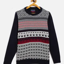 Crimsoune Club Kids Multicoloured Printed Sweater-picture-15