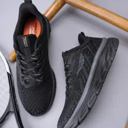 Red Tape Men's Black Walking Shoes-picture-36