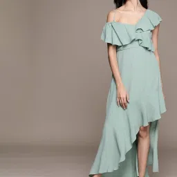 Label Ritu Kumar Mint Relaxed Fit Solid Jumpsuit image 4