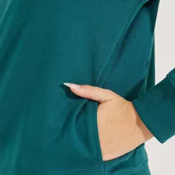 Styli Green Printed Sweatshirt image 4