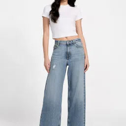 Guess Blu Magic Flared Fit Denim Jeans image 4