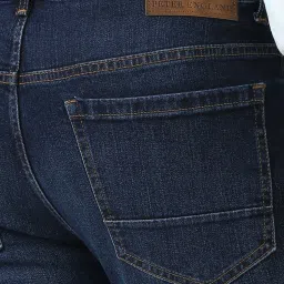 Peter England Navy Slim Fit Jeans image 4