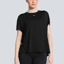 Puma Black Relaxed Fit Sports T-Shirt-image-91