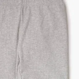 GAP Girls Light Grey Cotton Solid Leggings image 4