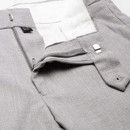 Van Heusen Men Textured Slim Fit Trousers image 4