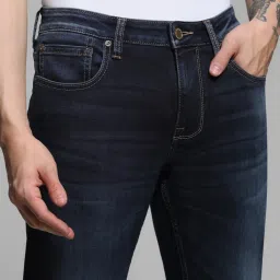 Jack & Jones Blue Cotton Slim fit Denim Jeans image 4