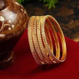 YouBella Gold Plated Stylish Bangles-image-93