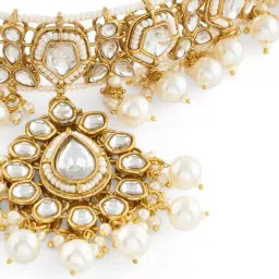 Zaveri Pearls White Alloy Sets for Women image 3