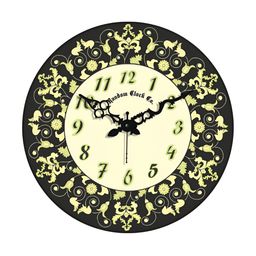 RANDOM Green & Black Printed Contemporary Wall Clock-picture-25