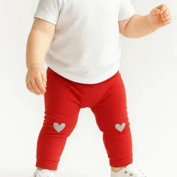 Nauti Nati Girls Red Printed Leggings-image-65