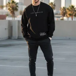 R.Code by The Roadster Life Co. Men Printed Sweatshirt image 5